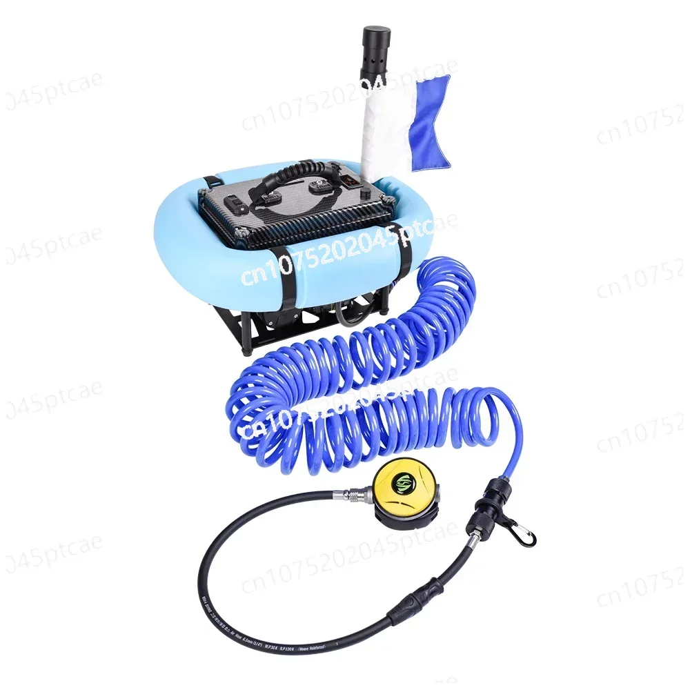 Underwater Ventilator Built-in 4L Gas Storage- 10H Underwater Breathing 12M Scuba Diving Ventilator for Snorkeling Freediving
Underwater Ventilator Built-in 4L Gas Storage- 10H Underwater Breathing 12M Scuba Diving Ventilator for Snorkeling Freediving