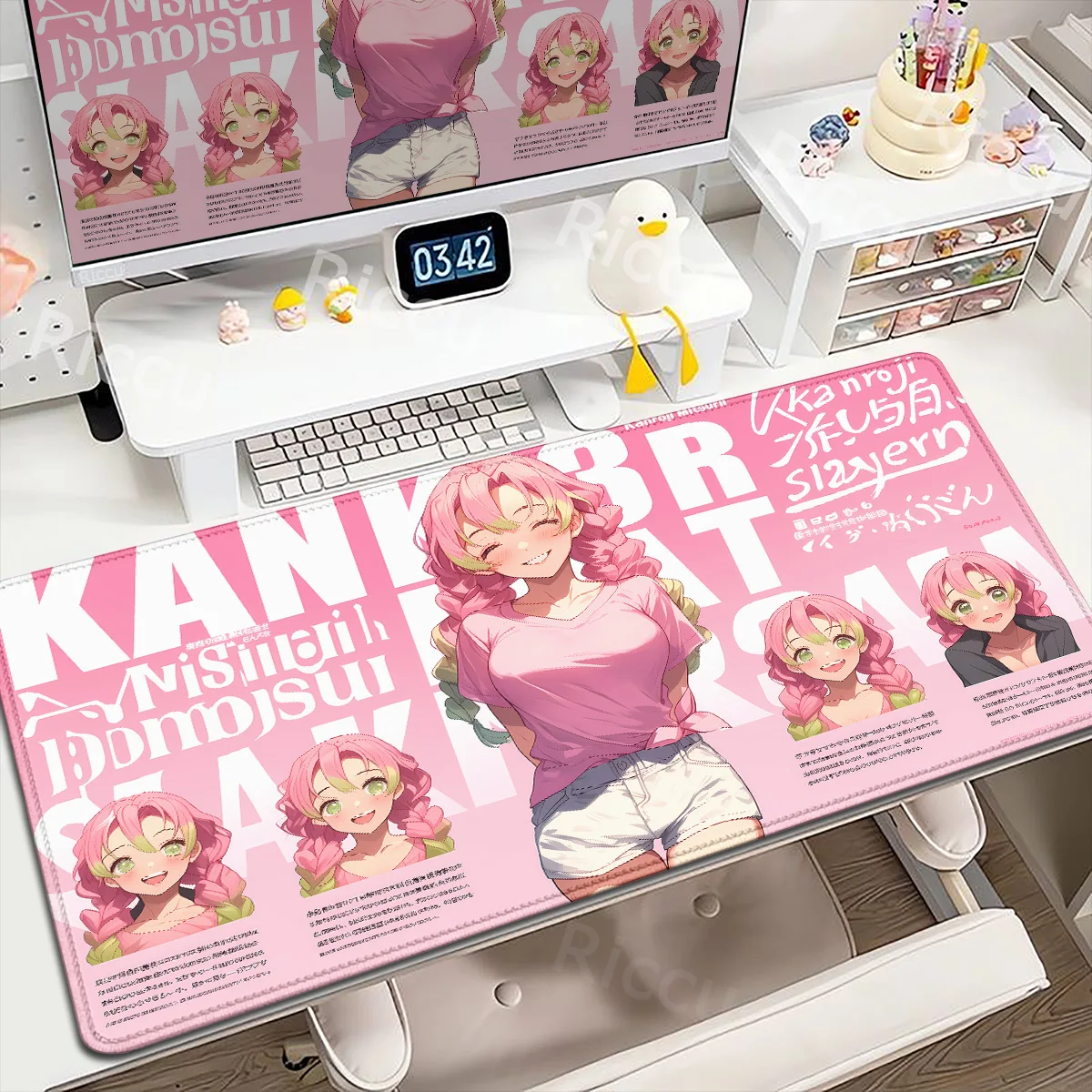 Anime Demon Slayer Mousepad Gamer Kanroji Mitsuri Cute Office Deskmat XXL Laptop Gaming Keyboard Accessories Table Protector Mat
Anime Demon Slayer Mousepad Gamer Kanroji Mitsuri Cute Office Deskmat XXL Laptop Gaming Keyboard Accessories Table Protector Mat