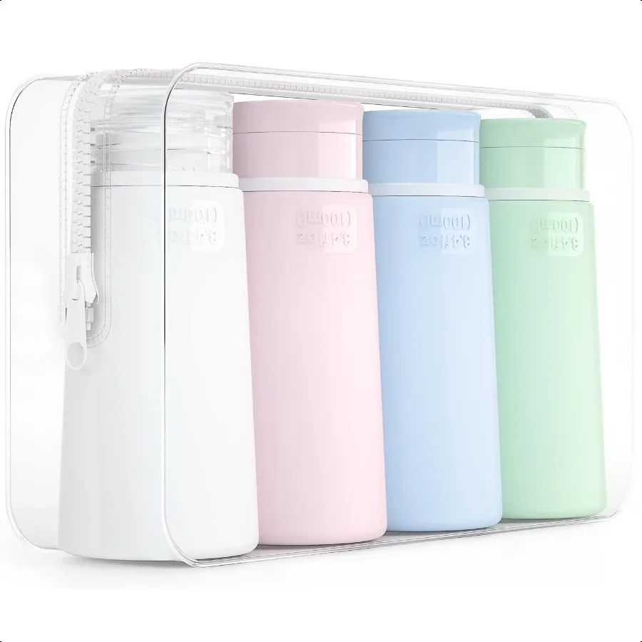 Valourgo Travel Bottles for Toiletries Tsa Approved 3.4oz Portable Travel Bottles BPA Free Leak Proof Travel Size Containers Tr
Valourgo Travel Bottles for Toiletries Tsa Approved 3.4oz Portable Travel Bottles BPA Free Leak Proof Travel Size Containers Tr