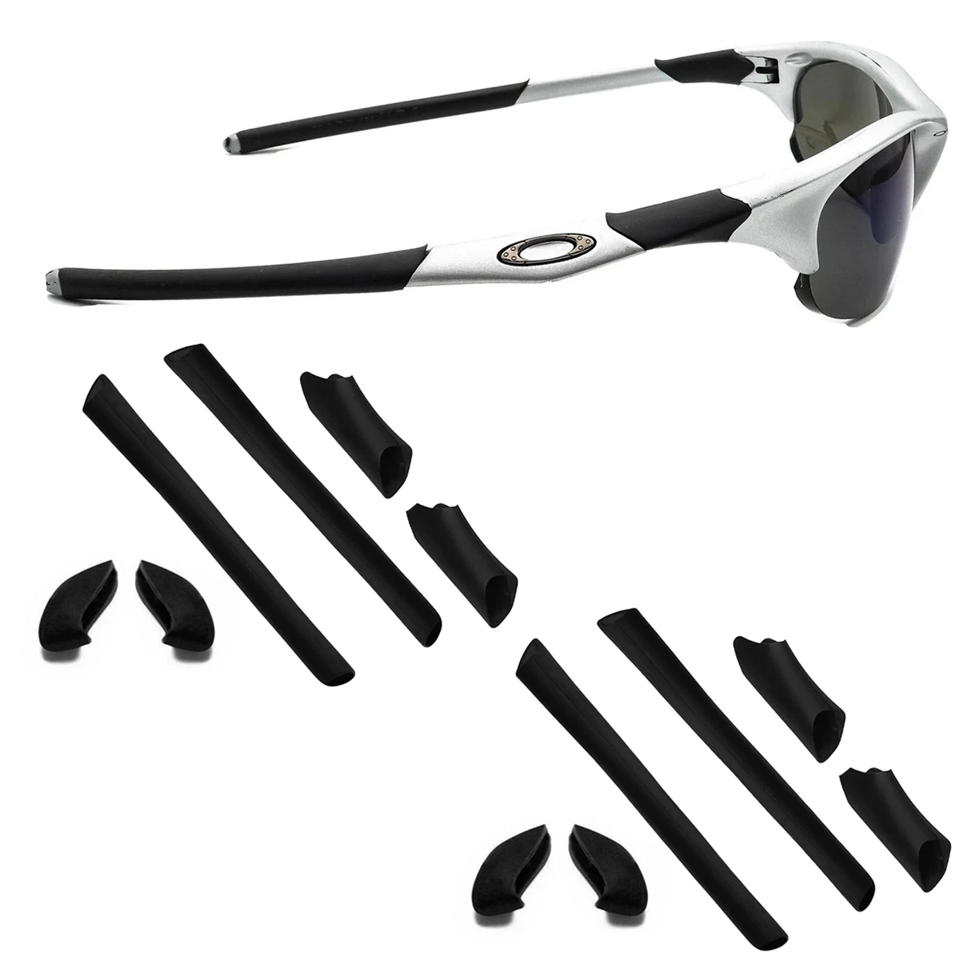 Silicone Sunglasses Nosepad Earsocks Kits Sleeves for Half Jacket Asian Fit Replacement
Silicone Sunglasses Nosepad Earsocks Kits Sleeves for Half Jacket Asian Fit Replacement