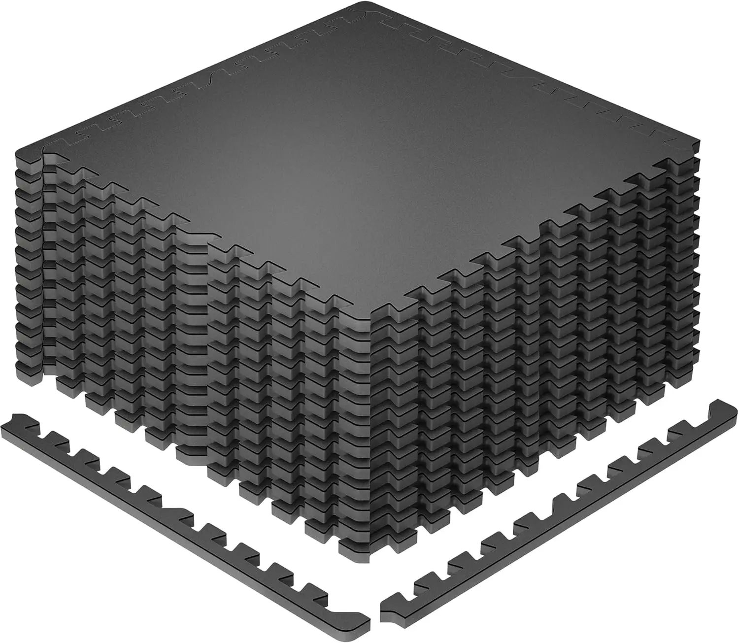 0.79'' Extra-Thick Exercise Equipment Mats, 12 Pcs 48 Sq Ft Rubber Top Floor Tiles with High Density EVA Foam, Interlocking Gym
0.79'' Extra-Thick Exercise Equipment Mats, 12 Pcs 48 Sq Ft Rubber Top Floor Tiles with High Density EVA Foam, Interlocking Gym