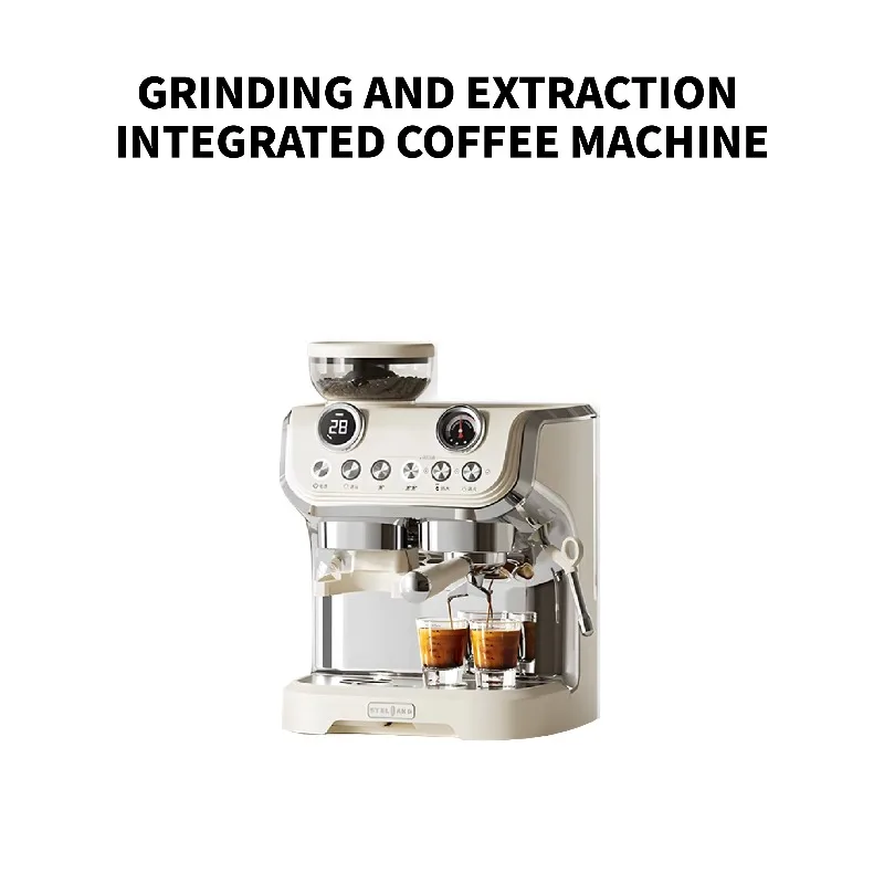 Professional home espresso machine 15 bar pump coffee machine with grinder and milk frother
Professional home espresso machine 15 bar pump coffee machine with grinder and milk frother