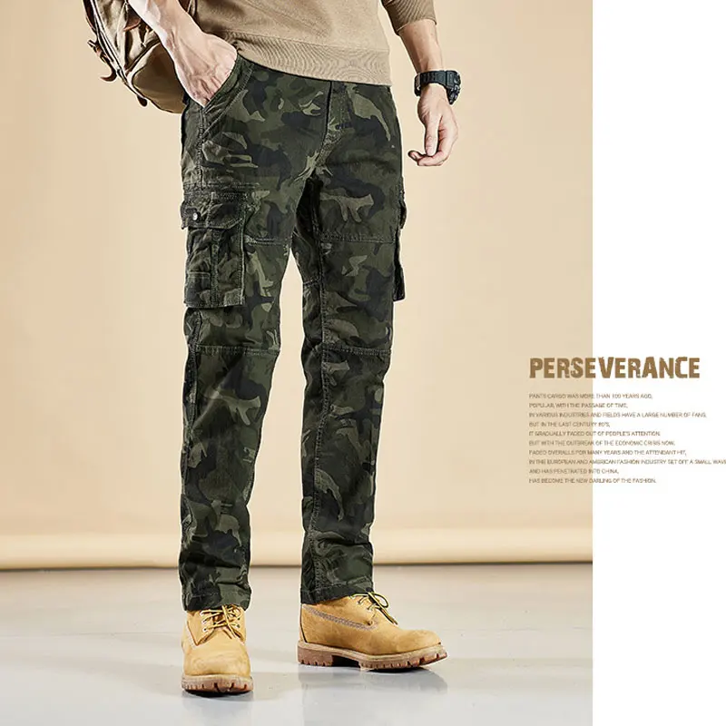 Spring Summer Men's Tactical Camouflage Cargo Pants Overalls Slim Fit Cotton Multi-Pocket Trousers Sports Casual Work Pants
Spring Summer Men's Tactical Camouflage Cargo Pants Overalls Slim Fit Cotton Multi-Pocket Trousers Sports Casual Work Pants