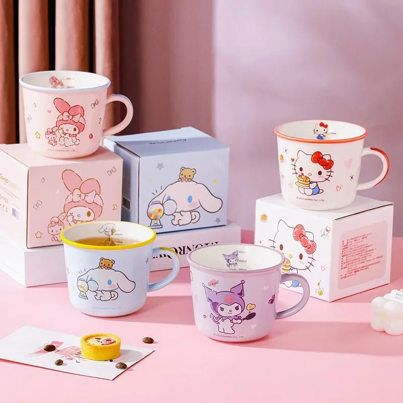 MINISO Anime Kawaii Ins Hello Kitty Cinnamoroll Ceramic Mug Cute Cartoon My Melody Breakfast Water Milk Cup Gifts for Girls
MINISO Anime Kawaii Ins Hello Kitty Cinnamoroll Ceramic Mug Cute Cartoon My Melody Breakfast Water Milk Cup Gifts for Girls