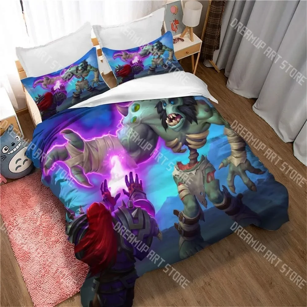 Game Hearthstone Heroes of Warcraft Duvet Cover 3D Exquisite Print Bedding Set Comforter Bed Youth Home Decor Girls Boys Gift
Game Hearthstone Heroes of Warcraft Duvet Cover 3D Exquisite Print Bedding Set Comforter Bed Youth Home Decor Girls Boys Gift