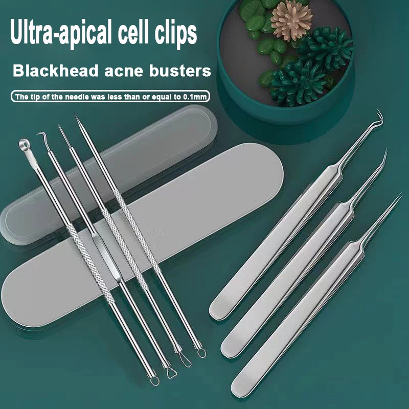 7/4/2/1PCS 0.1mm Acne Blackhead Removal Needles Skin Care Facial Cleaning Pimple Remover Tool Kit Pore Clean Remove Black Dots
7/4/2/1PCS 0.1mm Acne Blackhead Removal Needles Skin Care Facial Cleaning Pimple Remover Tool Kit Pore Clean Remove Black Dots