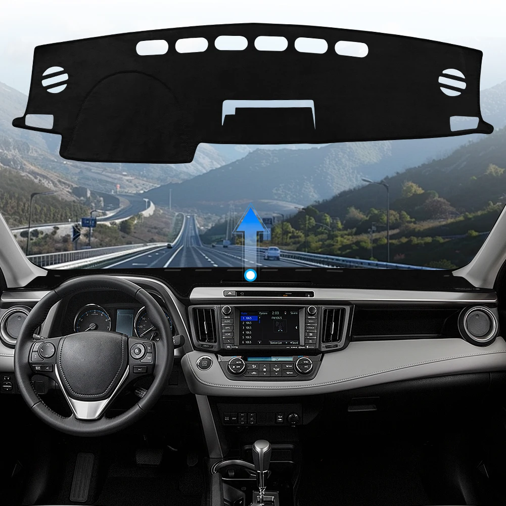 For Toyota RAV4 / XA40 2013 - 2018 Car Inner Accessories Dashboard Cover Mat Sun Shade Reflect Light non-slip Pad Instrument Pan
For Toyota RAV4 / XA40 2013 - 2018 Car Inner Accessories Dashboard Cover Mat Sun Shade Reflect Light non-slip Pad Instrument Pan