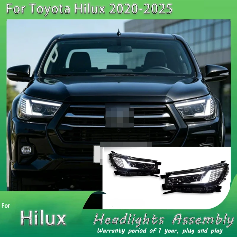 Car Styling Head Lamp for HILUX REVO ROCCO LED Headlight 2020-2025 Headlights HILUX DRL Turn Signal High Auto Accessories
Car Styling Head Lamp for HILUX REVO ROCCO LED Headlight 2020-2025 Headlights HILUX DRL Turn Signal High Auto Accessories