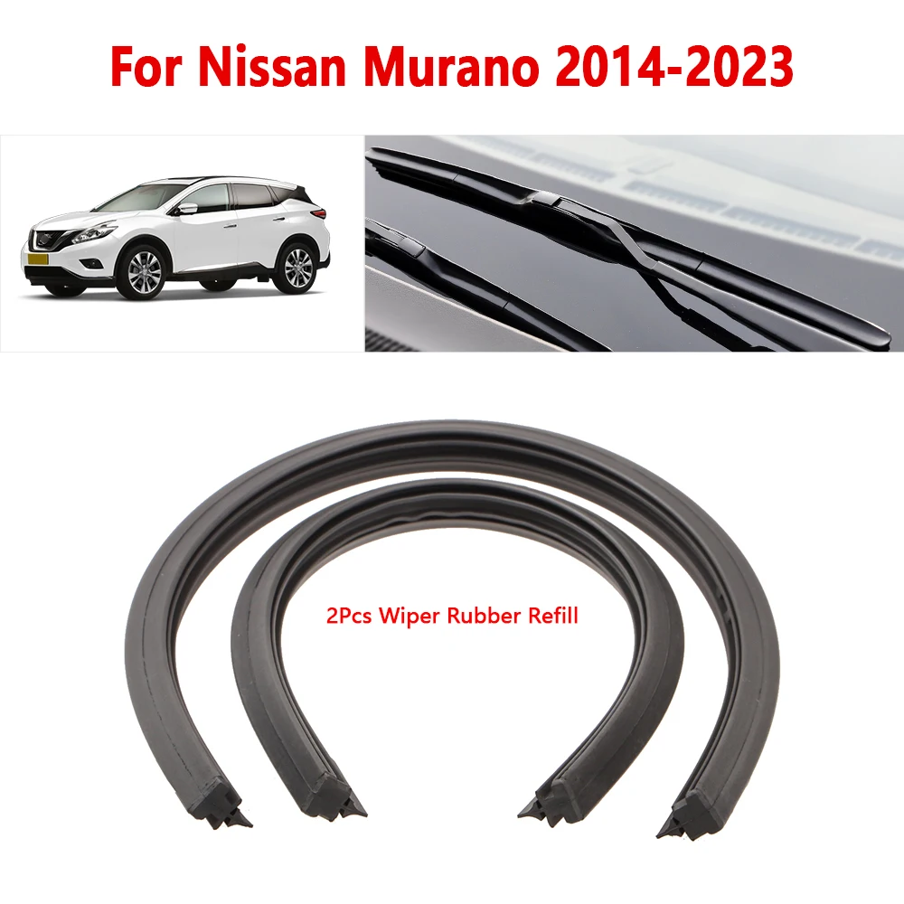 For Nissan Murano 2014 2017 2020 2021 2022 2023 Wiper Rubber Strip 18" 26" Car Wiper Refill Accessories 1Pair
For Nissan Murano 2014 2017 2020 2021 2022 2023 Wiper Rubber Strip 18" 26" Car Wiper Refill Accessories 1Pair