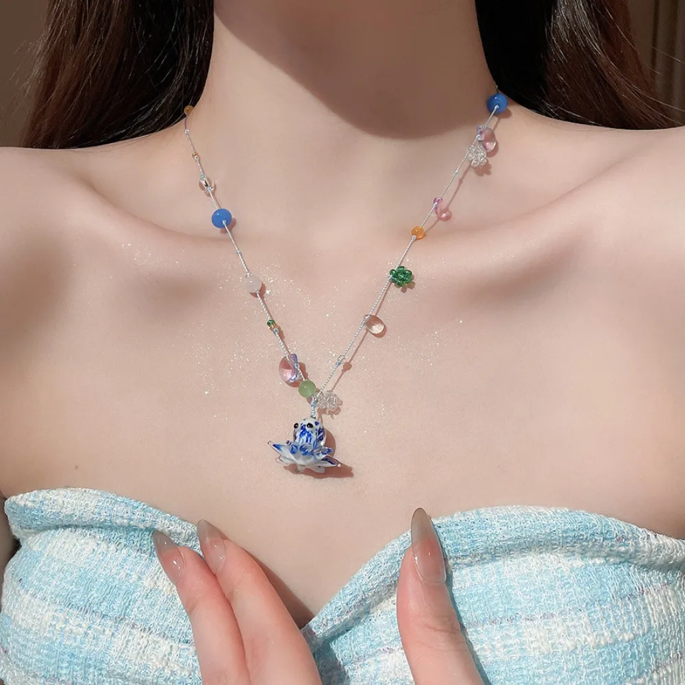 Sea Series Octopus Glass Bead Necklace Bead Starfish Adjustable Ocean Series Necklace Jewelry Ornaments Beach Necklace Beach
Sea Series Octopus Glass Bead Necklace Bead Starfish Adjustable Ocean Series Necklace Jewelry Ornaments Beach Necklace Beach