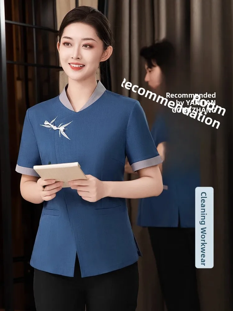 Chinese Style Hotel Housekeeping Uniform Set Property Management Homestay Sales Office Case Study Domestic Cleaning Auntie Wo...
Chinese Style Hotel Housekeeping Uniform Set Property Management Homestay Sales Office Case Study Domestic Cleaning Auntie Wo...
