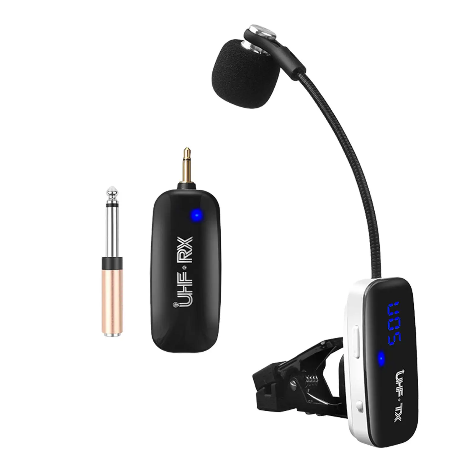 Sax Microphone Voice Recording Clip on Instrumental Condenser Microphone for Trumpet Horn Band Performances Concerts Cello
Sax Microphone Voice Recording Clip on Instrumental Condenser Microphone for Trumpet Horn Band Performances Concerts Cello