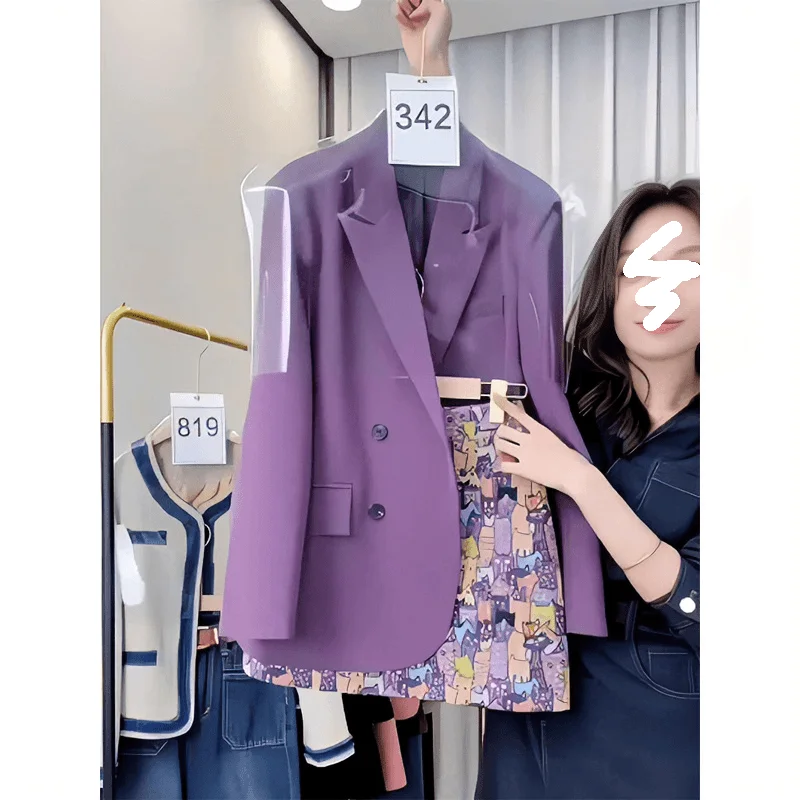 Faionable Purple Suit Jaet и юбка с принтом, комплект из двух предметов для женщин, осенний сезон, V Ne Long Sve Ele Feel
Faionable Purple Suit Jaet и юбка с принтом, комплект из двух предметов для женщин, осенний сезон, V Ne Long Sve Ele Feel