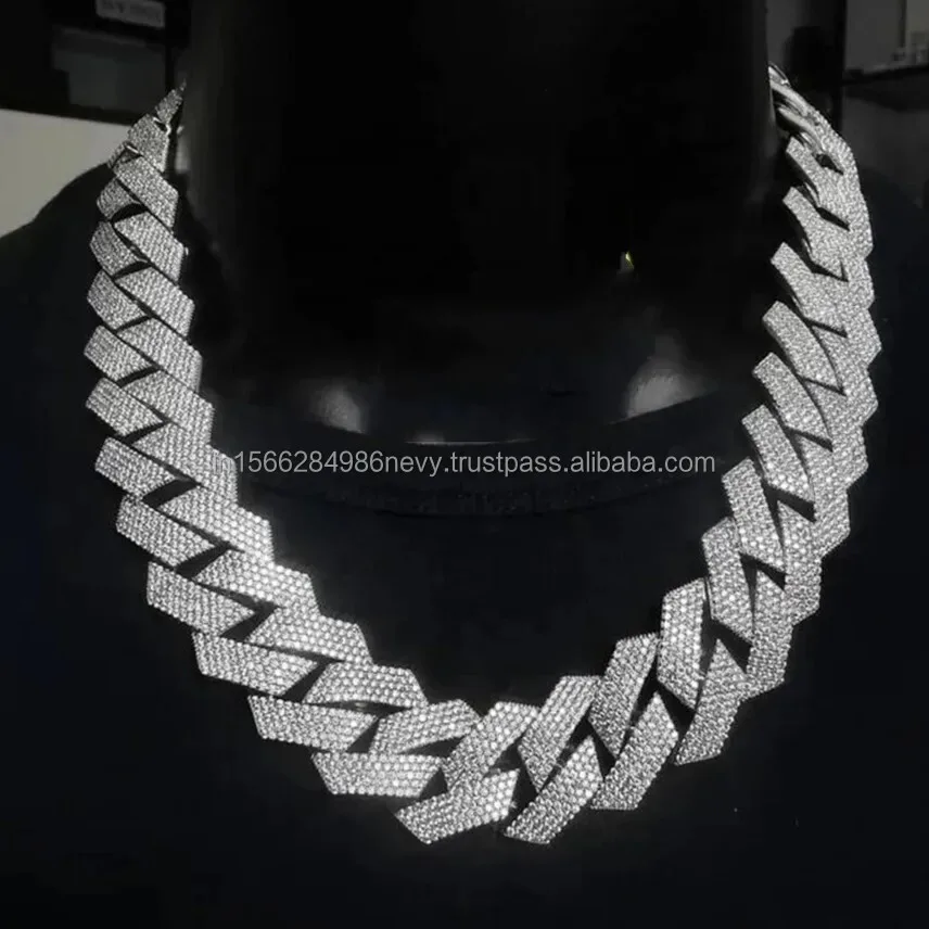 Custom Name 26MM Rappers Iced Out Cuban Link Chain Diamond Moissanite Men's Chunky Chain Necklace Cuban Link Chain Men
Custom Name 26MM Rappers Iced Out Cuban Link Chain Diamond Moissanite Men's Chunky Chain Necklace Cuban Link Chain Men