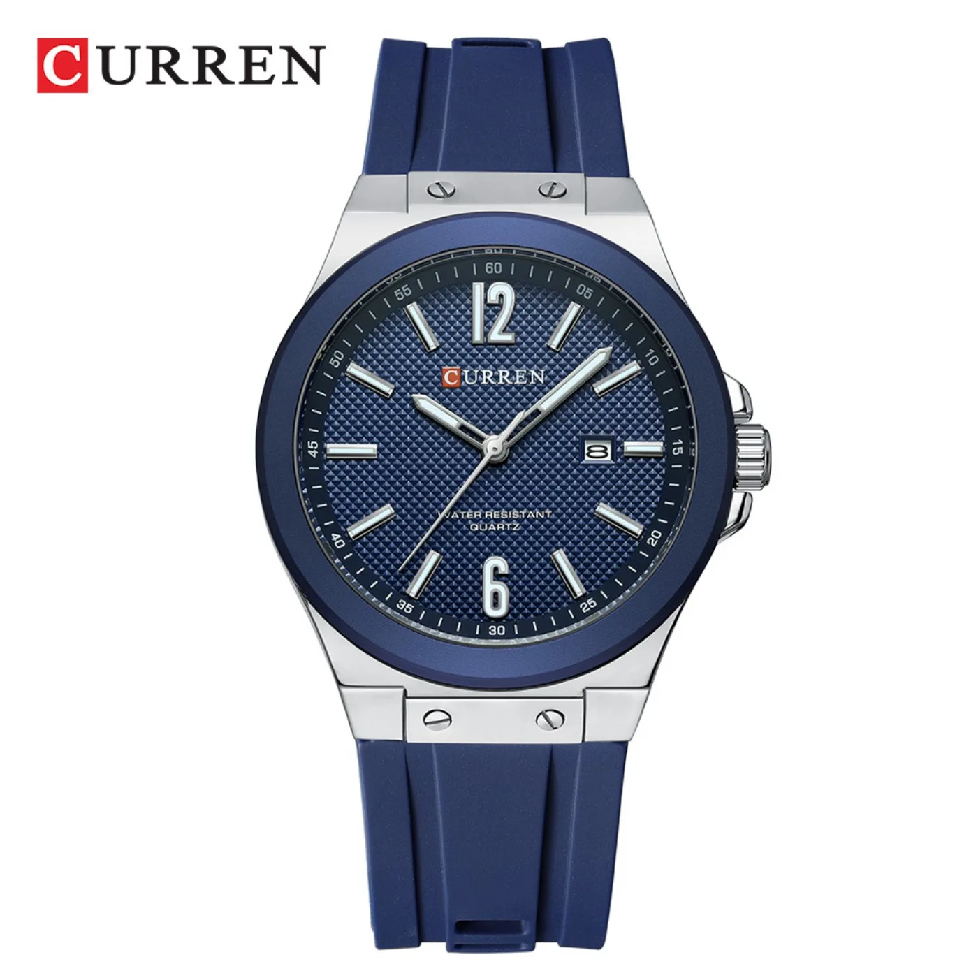 CURREN 8467 New Fashionable Men's Quartz Watch Waterproof Luminous Calendar Silicone Strap Sports and Leisure Clock Reloj Hombre
CURREN 8467 New Fashionable Men's Quartz Watch Waterproof Luminous Calendar Silicone Strap Sports and Leisure Clock Reloj Hombre