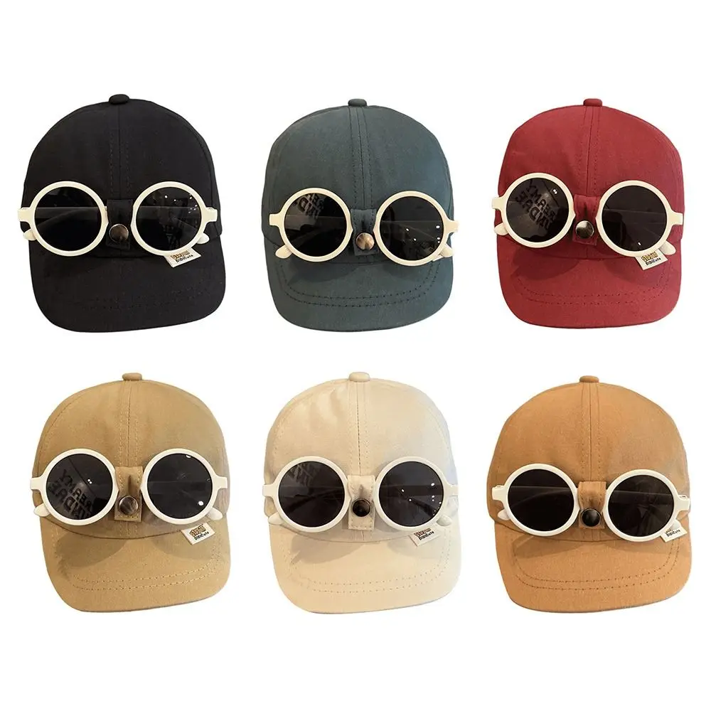 With Detachable Foldable Glasses Baby Baseball Cap Sunscreen Sunshade Kids Children Sun Visor Hats Breathable Sun Protection
With Detachable Foldable Glasses Baby Baseball Cap Sunscreen Sunshade Kids Children Sun Visor Hats Breathable Sun Protection