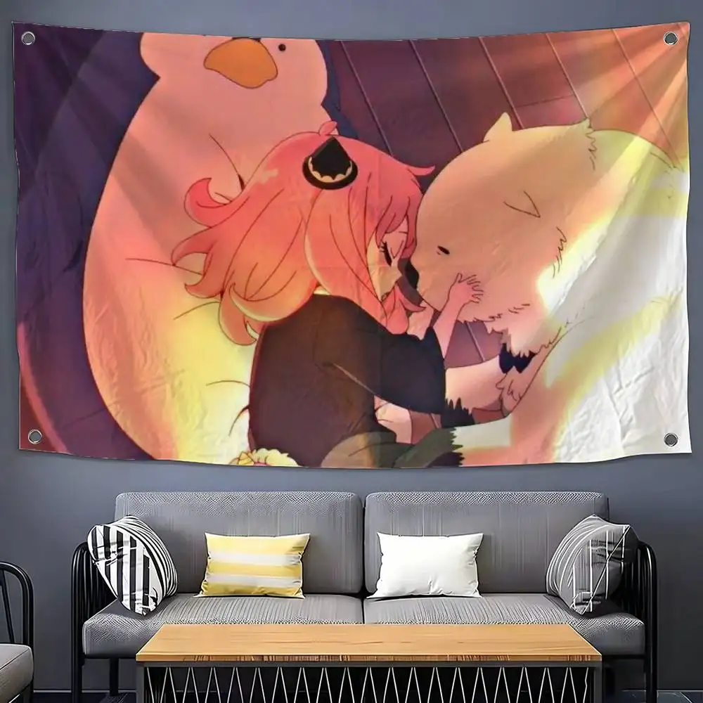 A-Anya Forger Animation Flags Wall Hanging Tapestry Outdoor Garage Room Decorative flag Background Blanket
A-Anya Forger Animation Flags Wall Hanging Tapestry Outdoor Garage Room Decorative flag Background Blanket