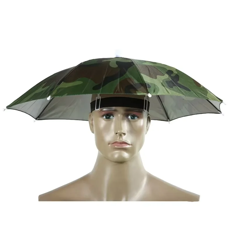 1pc Camouflage Portable Umbrella Hat Foldable Outdoor Sunshade Waterproof Camping Fishing Hat Headwear Beach Hat Accessories
1pc Camouflage Portable Umbrella Hat Foldable Outdoor Sunshade Waterproof Camping Fishing Hat Headwear Beach Hat Accessories