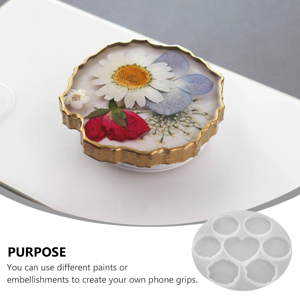 DIY Silicone Marble Phone Grip Phone Grip Mold Casting Tray Epoxy Resin Holder Irregular Mould Reusable Flexible
DIY Silicone Marble Phone Grip Phone Grip Mold Casting Tray Epoxy Resin Holder Irregular Mould Reusable Flexible