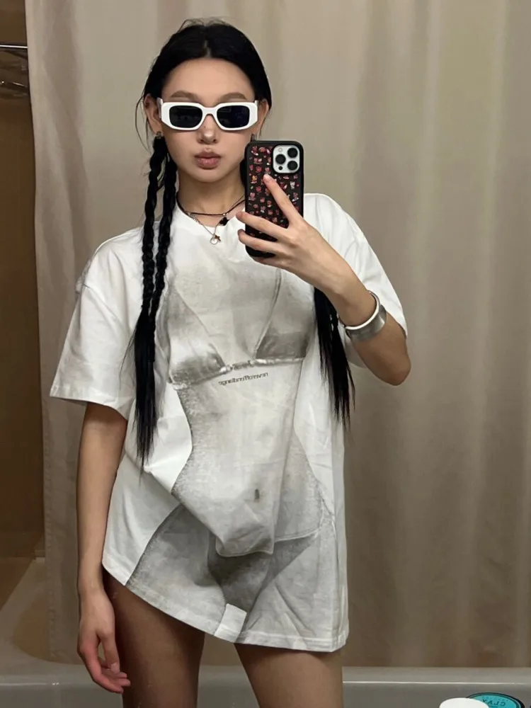 Summer Popular Bikini Tee 3D Print Y2K Hot Girl Clothes For Women O-neck Short Sleeves Polyester Tops Oversized Clothing
Summer Popular Bikini Tee 3D Print Y2K Hot Girl Clothes For Women O-neck Short Sleeves Polyester Tops Oversized Clothing