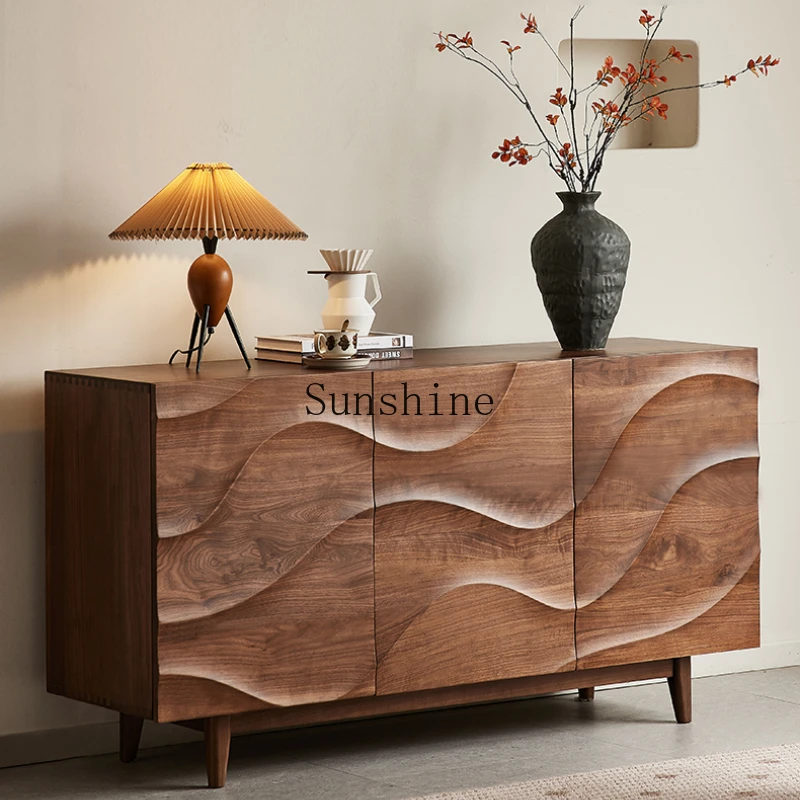 Nordic simple solid wood locker, household integrated storage against the wall, side cabinet
Nordic simple solid wood locker, household integrated storage against the wall, side cabinet