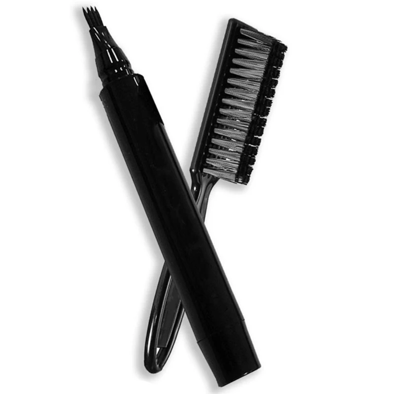 Fashion Beard Filling Pen Set Black Brown Hair Pencil Man Cosmetic Soft Brush Included for Sophisticated Beard Looks
Fashion Beard Filling Pen Set Black Brown Hair Pencil Man Cosmetic Soft Brush Included for Sophisticated Beard Looks