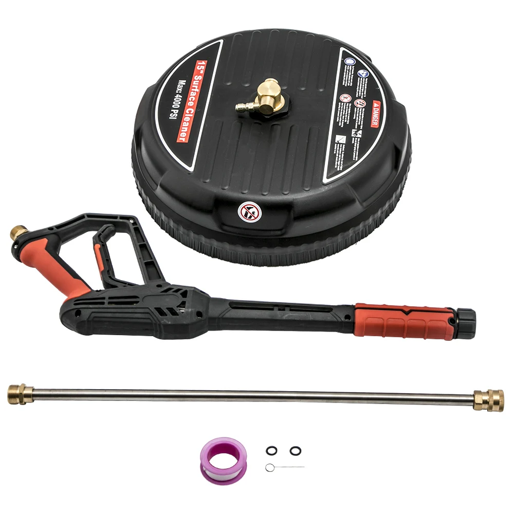 Pressure Washer Gun Kit 4000PSI Wand Extension 1/4" Quick Connect Spray Lance
Pressure Washer Gun Kit 4000PSI Wand Extension 1/4" Quick Connect Spray Lance