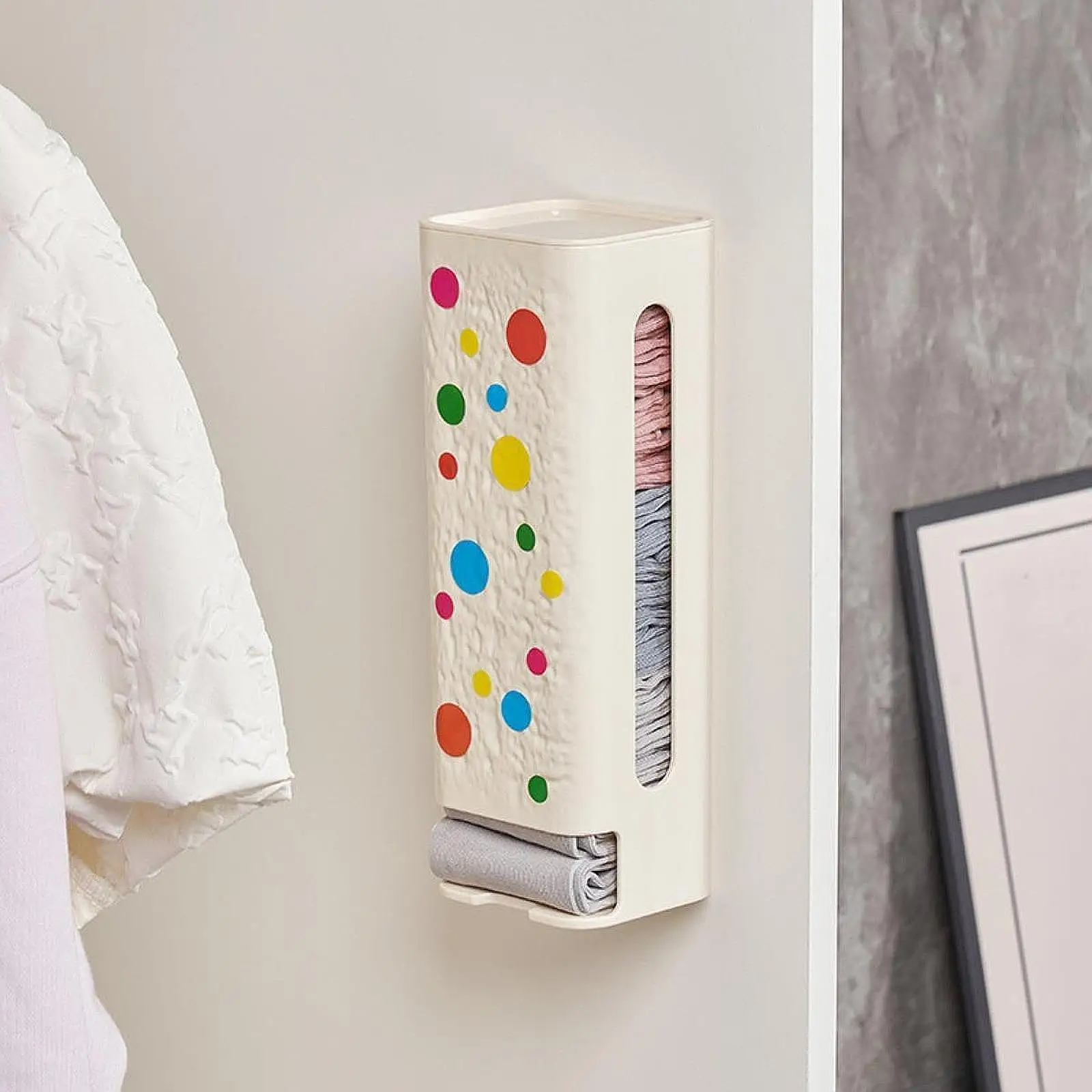 Underwear Storage Box Wall Mount Multifunctional Organization Underwear Organizer for Socks Bedroom Cabinet Lingerie Wardrobe
Underwear Storage Box Wall Mount Multifunctional Organization Underwear Organizer for Socks Bedroom Cabinet Lingerie Wardrobe