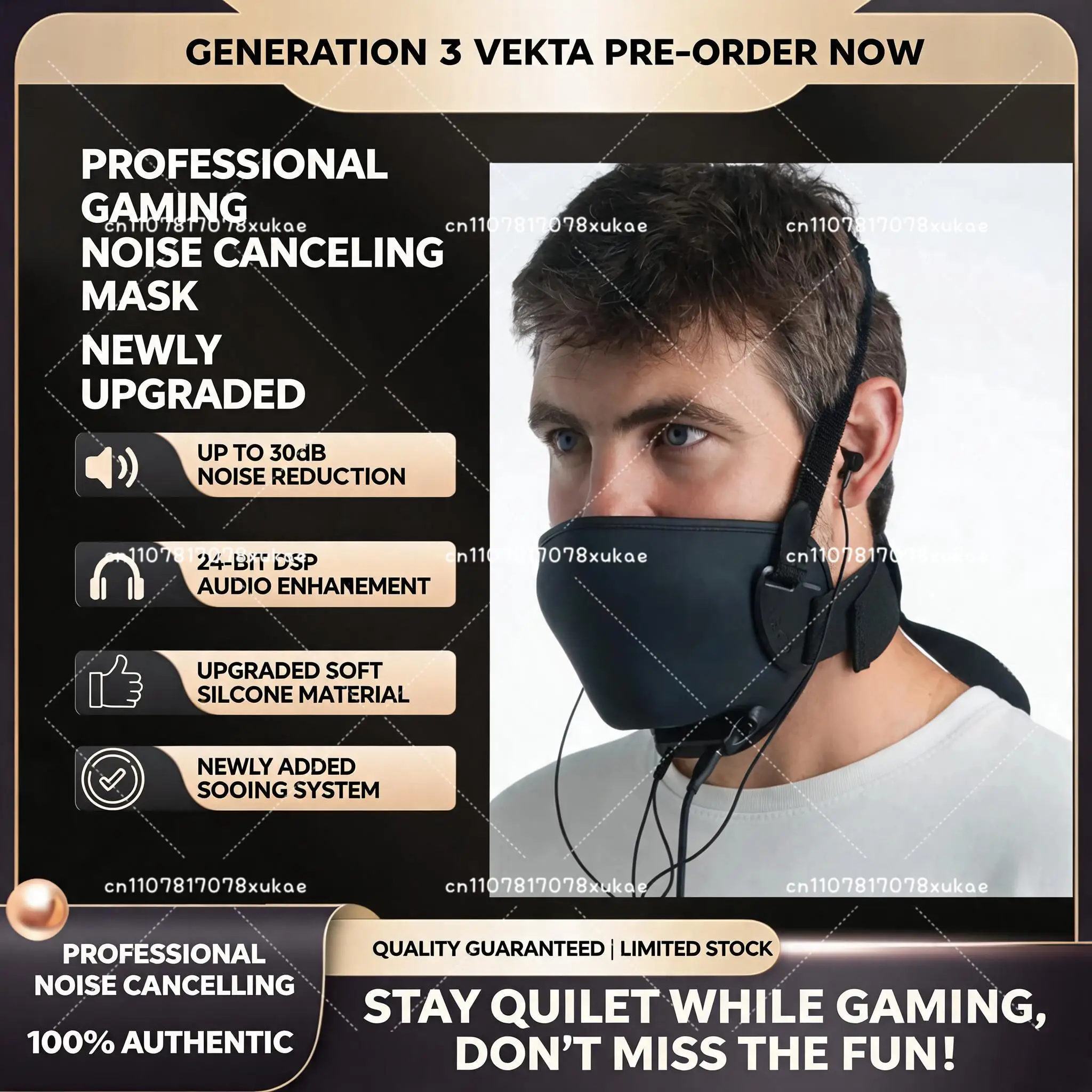 CS with Microphone Headset Game E-sports Live Broadcast Sound Insulation Noise Reduction Live Streaming Host Mask Radio Headset
CS with Microphone Headset Game E-sports Live Broadcast Sound Insulation Noise Reduction Live Streaming Host Mask Radio Headset