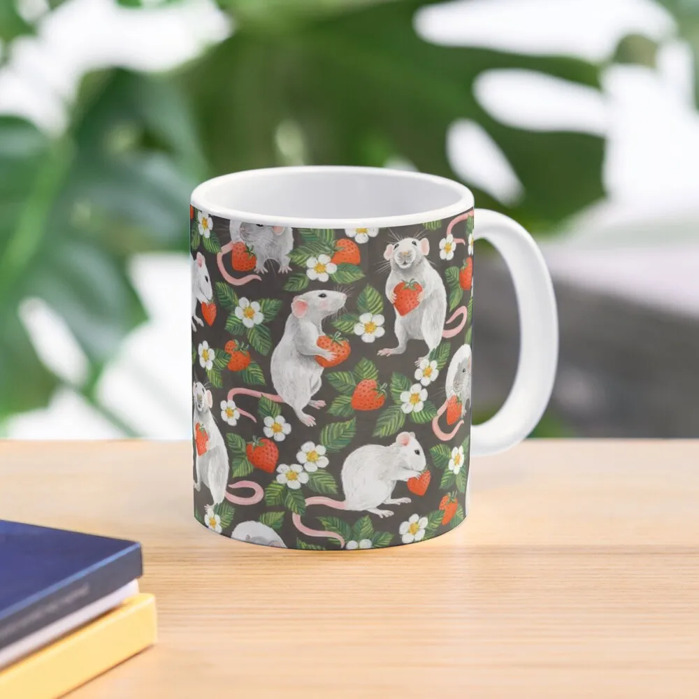 Rats Love Strawberries on vintage dark brown Coffee Mug Christmas Cups And Mugs
Rats Love Strawberries on vintage dark brown Coffee Mug Christmas Cups And Mugs