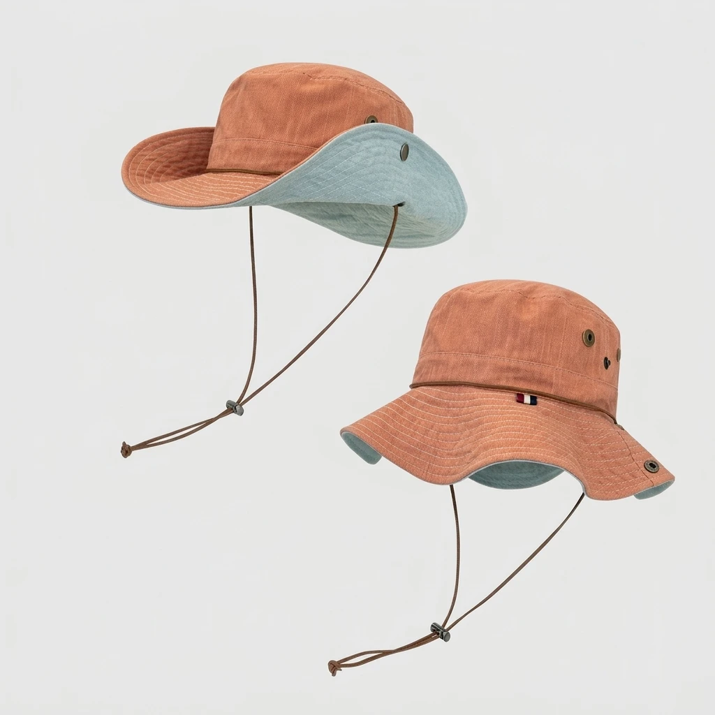 Women's Japanese Style Denim Fisherman Hat With Color Block Design For Summer Retro Sun Protections
Women's Japanese Style Denim Fisherman Hat With Color Block Design For Summer Retro Sun Protections