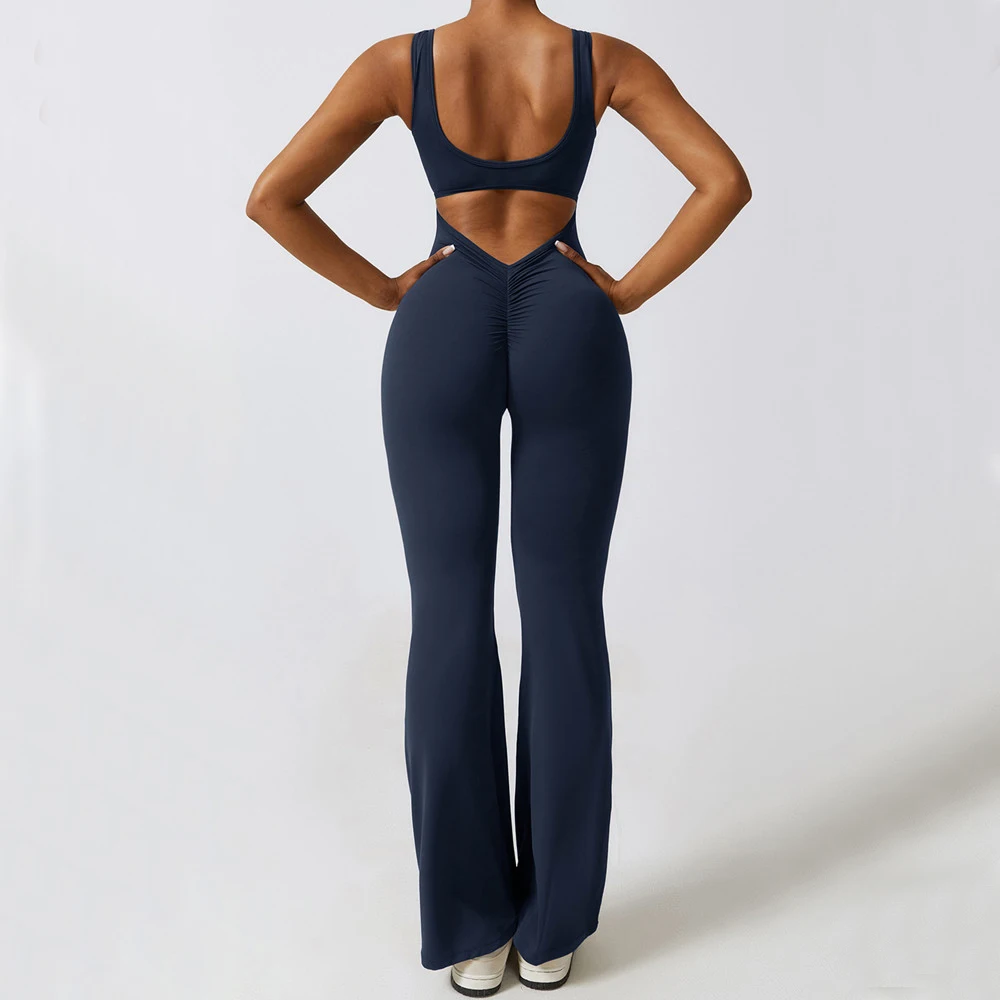 XS-XL New Pad Women Gym Yoga Set Sports Rompers Sexy Back Fitness Workout Pant Flare Leggings One Piece Jumpsuit Active Wear
XS-XL New Pad Women Gym Yoga Set Sports Rompers Sexy Back Fitness Workout Pant Flare Leggings One Piece Jumpsuit Active Wear