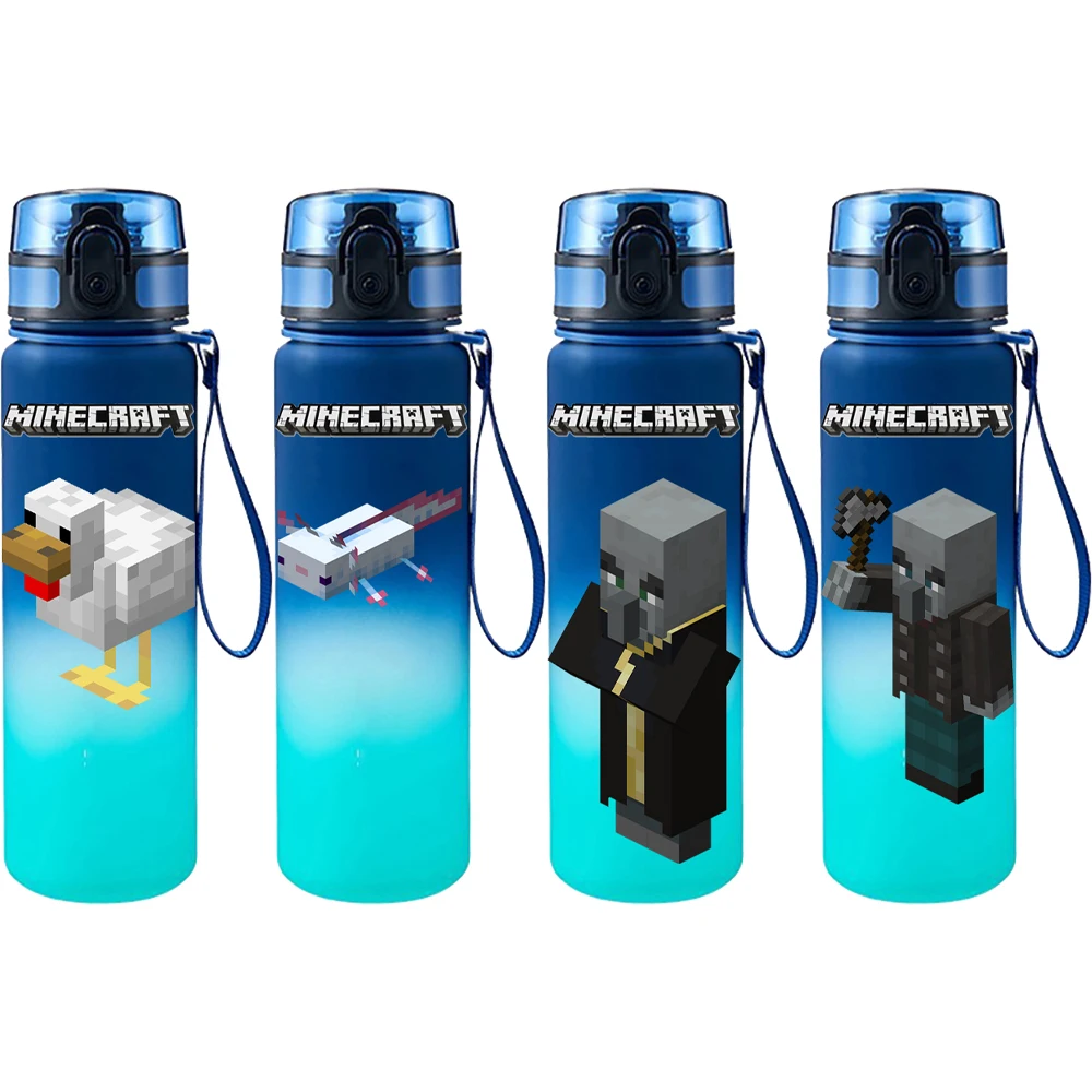 650Ml Summer Game Minecraft Cartoon Sports Water Bottle Summer Gradient Color Plastic Drinking Water Cup Travel Portable Gift
650Ml Summer Game Minecraft Cartoon Sports Water Bottle Summer Gradient Color Plastic Drinking Water Cup Travel Portable Gift