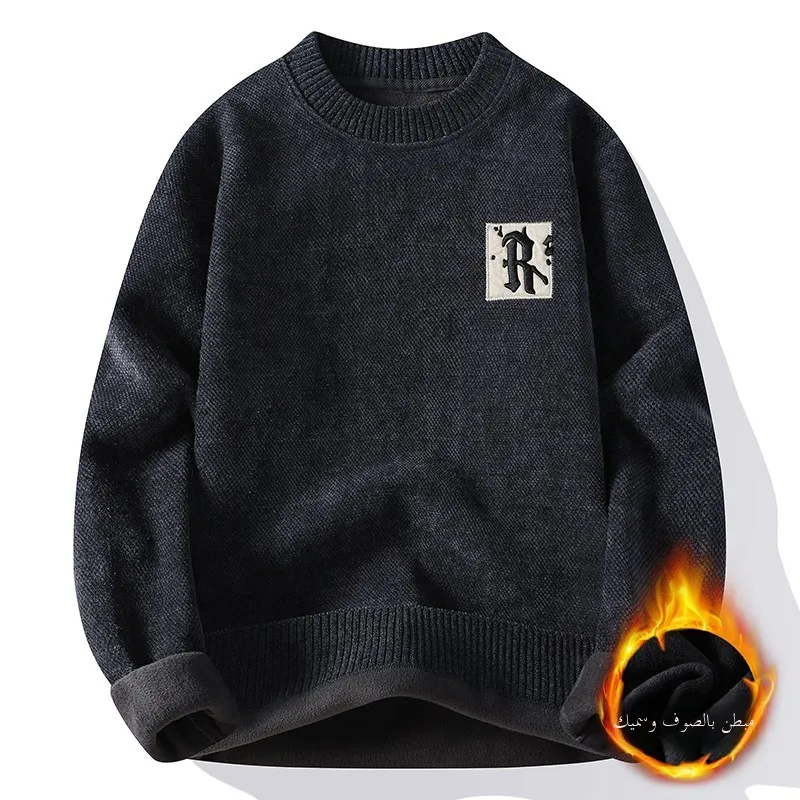 American Retro High Street Faion Men's round Ne Fce Lined Loose Knitted Sweater Sli Haome Winter Casual Wear
American Retro High Street Faion Men's round Ne Fce Lined Loose Knitted Sweater Sli Haome Winter Casual Wear