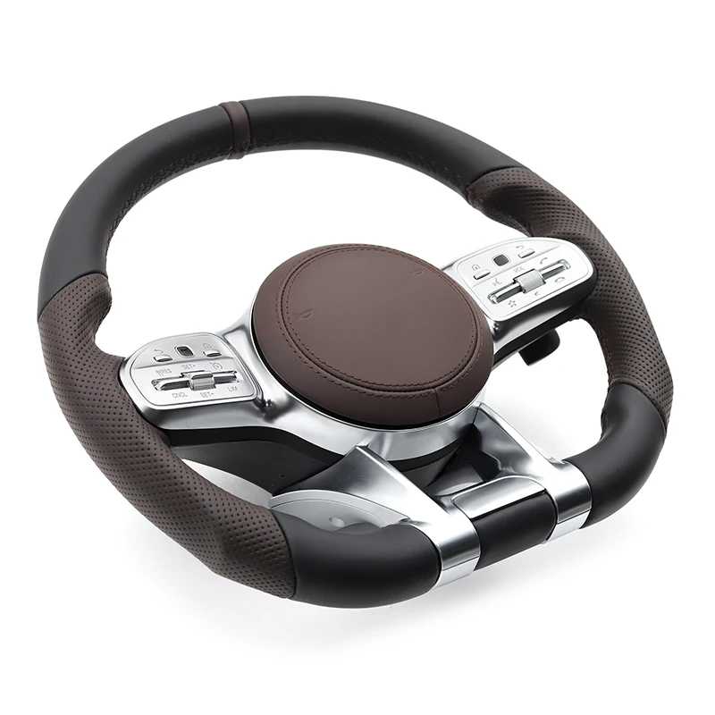Car Steering Wheel Brown Leather for Mercedes Benz AMG c190 W117 W166 W177 S500 W205 W213 W216 W217 W218 W222 W257 W463G63 C63
Car Steering Wheel Brown Leather for Mercedes Benz AMG c190 W117 W166 W177 S500 W205 W213 W216 W217 W218 W222 W257 W463G63 C63