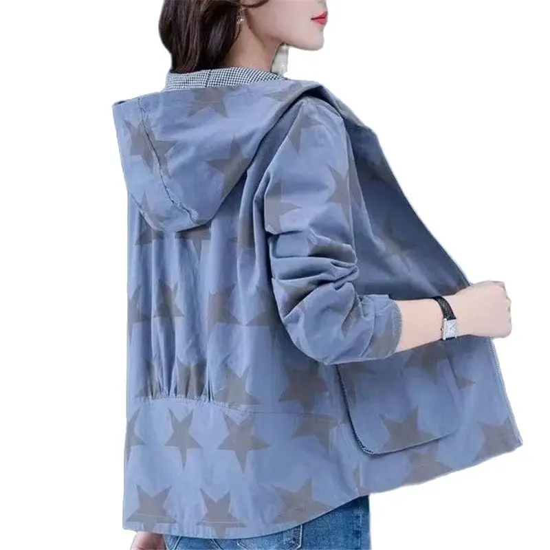 "Double" Long Sleeve Coat Women 2022 Spring Autumn New Korean Loose Print Jacket Joker Casual Fashion Hooded Ladies Outerwear
"Double" Long Sleeve Coat Women 2022 Spring Autumn New Korean Loose Print Jacket Joker Casual Fashion Hooded Ladies Outerwear