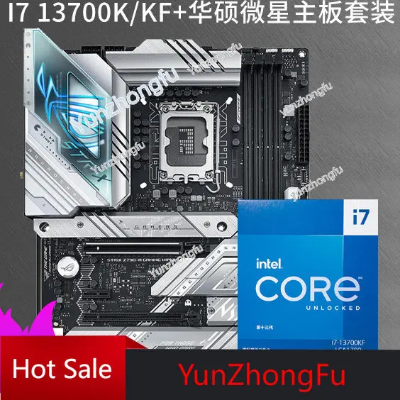 Intel 13 поколения i7 13700kf I713700k в коробке Z790 Материнская Плата ЦП набор аксессуаров для настольных компьютеров
Intel 13 поколения i7 13700kf I713700k в коробке Z790 Материнская Плата ЦП набор аксессуаров для настольных компьютеров