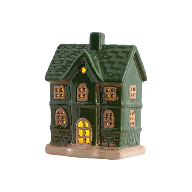 Ceramic Luminous Ornaments Hollow House Desktop Night Light Atmosphere Lamp for Home Bedroom Room Decor Birthday Gift
Ceramic Luminous Ornaments Hollow House Desktop Night Light Atmosphere Lamp for Home Bedroom Room Decor Birthday Gift