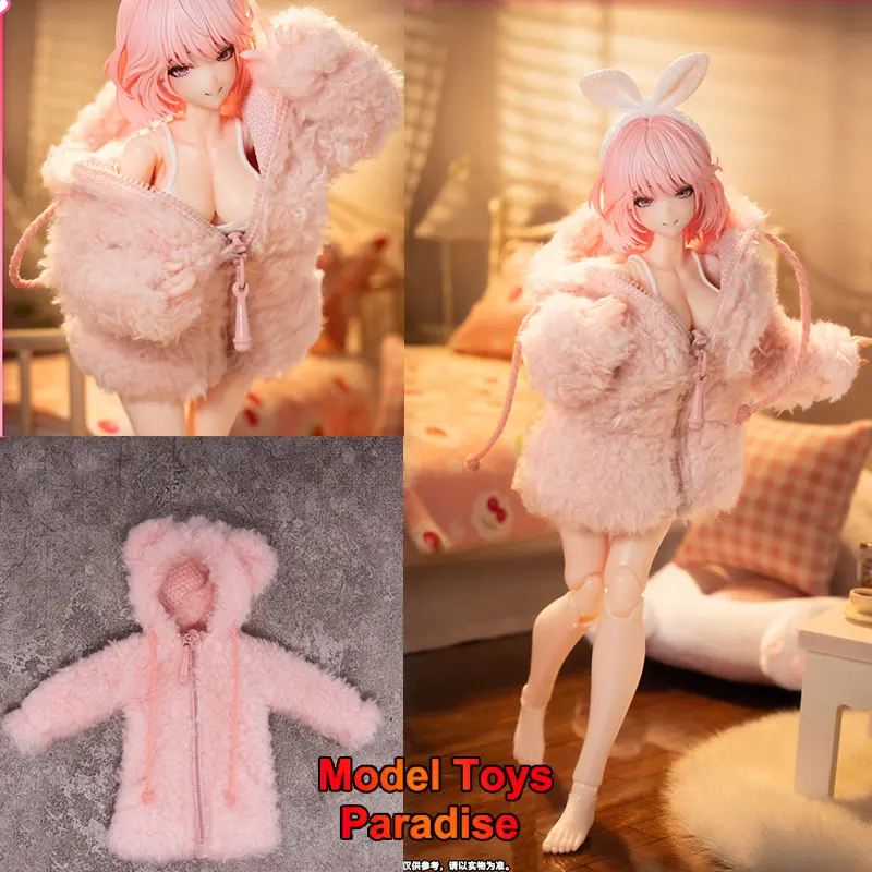 Snail shell 1/12 Scale Pink Hooded Plush Zipper Jacket Alieen Mobile Suit Girl Coat Fit 6inch Action Figure Body
Snail shell 1/12 Scale Pink Hooded Plush Zipper Jacket Alieen Mobile Suit Girl Coat Fit 6inch Action Figure Body