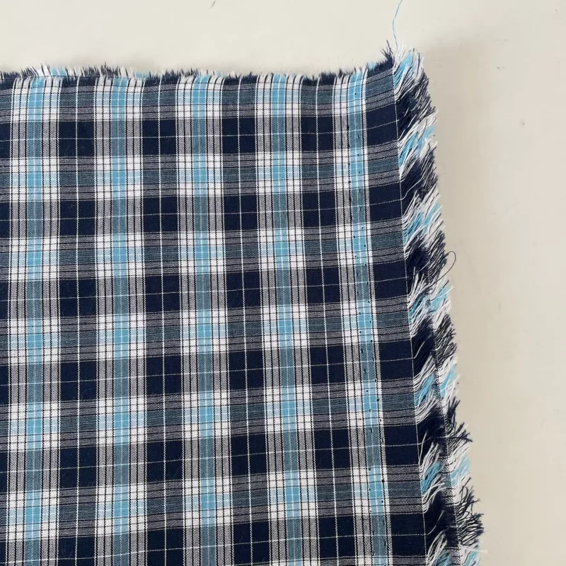 Blue woven checkered lightweight cotton fabric for shirt dress clothing diy fabric
Blue woven checkered lightweight cotton fabric for shirt dress clothing diy fabric