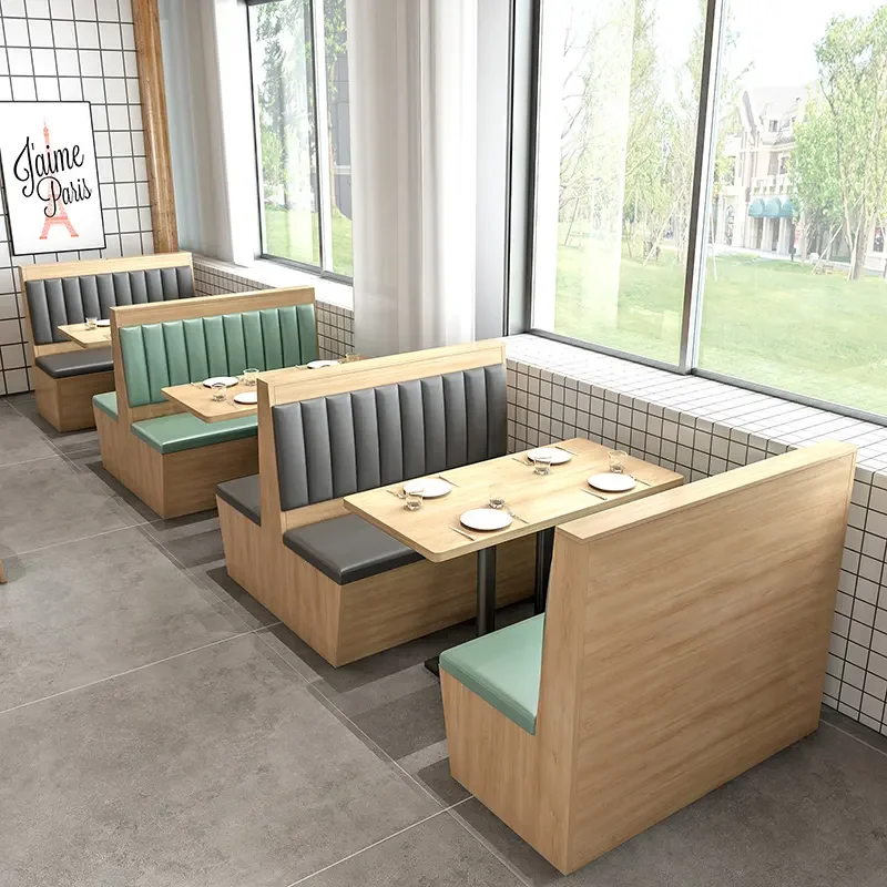 Hot Selling Coffee Shop Commercial Restaurant Furniture Booth Restaurant Tables and Chairs Set
Hot Selling Coffee Shop Commercial Restaurant Furniture Booth Restaurant Tables and Chairs Set