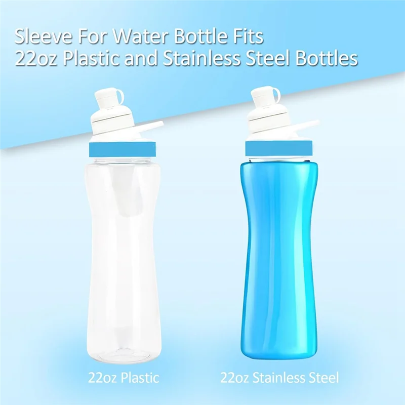 A56X 2 Pcs Water Bottle Sleeve For Cirkul 22Oz Water Bottle, Insulated Water Bottle Cover For Retaining Temperature
A56X 2 Pcs Water Bottle Sleeve For Cirkul 22Oz Water Bottle, Insulated Water Bottle Cover For Retaining Temperature