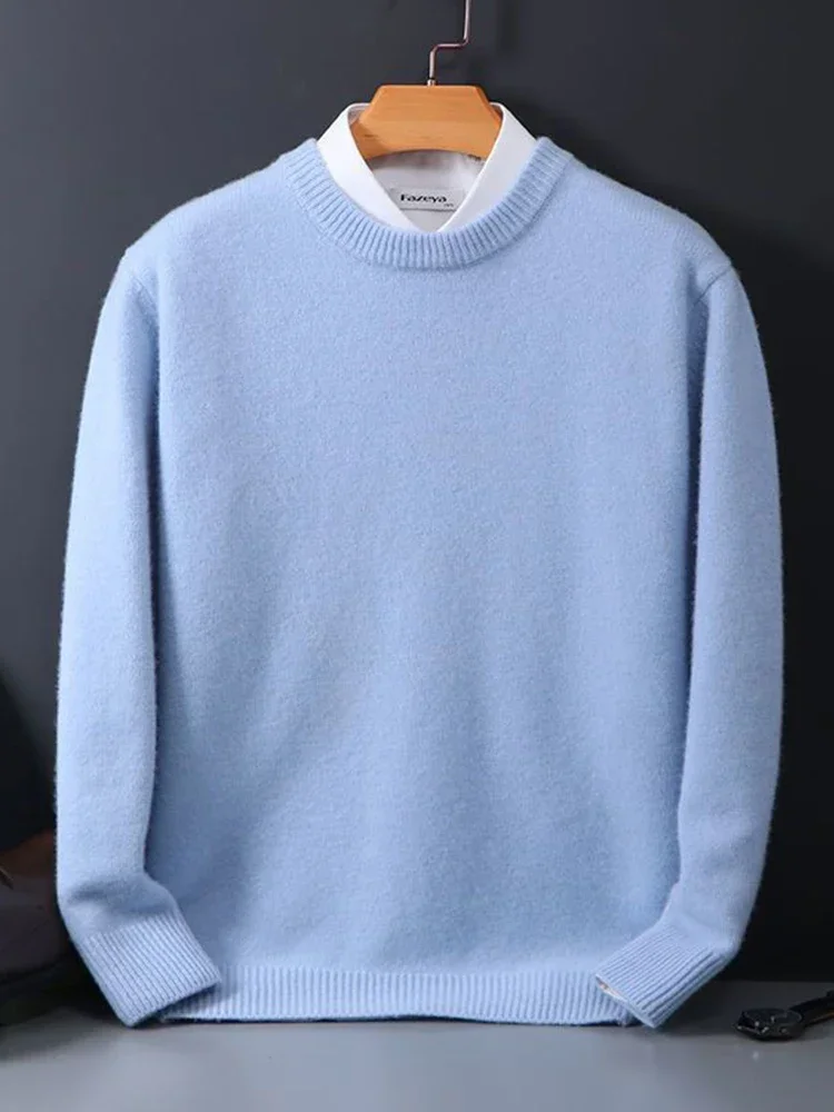 2024 Cashmere Sweater O-neck Pullovers Men's Loose Oversized M-3XL Knitted Bottom Shirt Autumn Winter New Korean Casual Men Top
2024 Cashmere Sweater O-neck Pullovers Men's Loose Oversized M-3XL Knitted Bottom Shirt Autumn Winter New Korean Casual Men Top