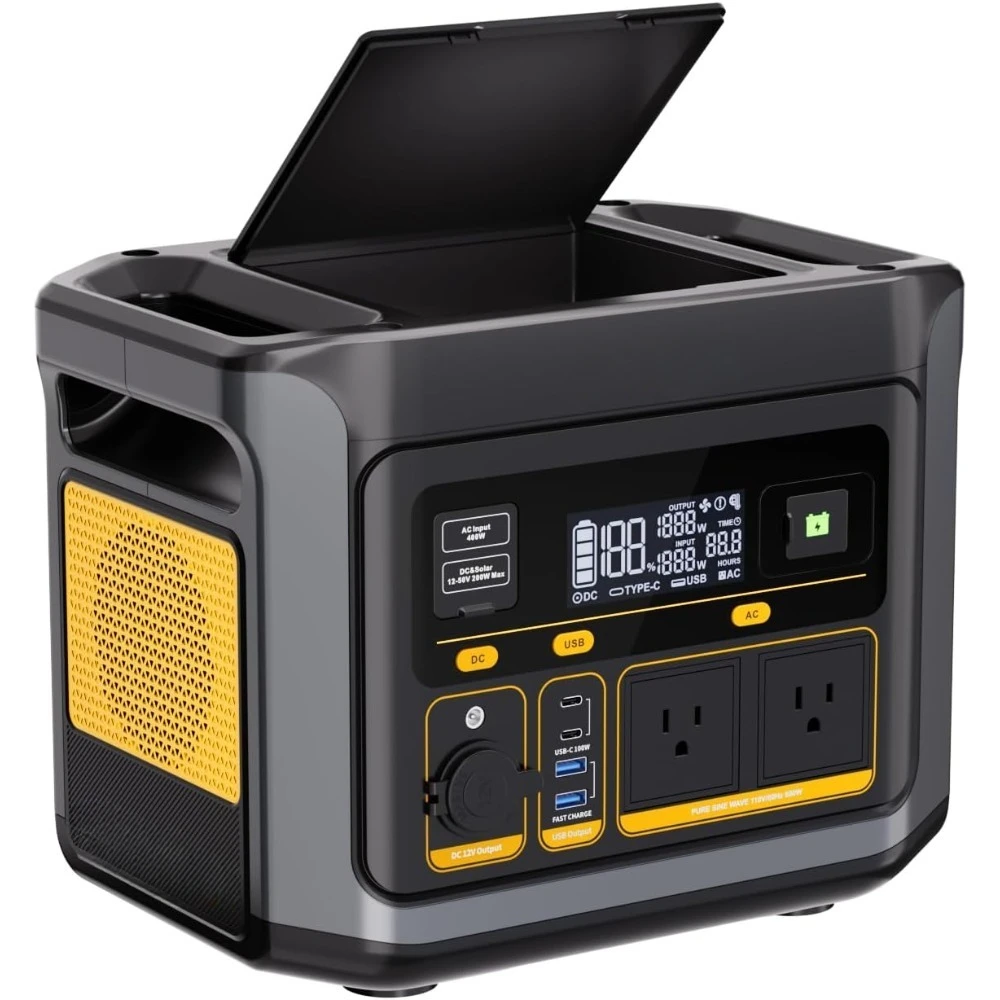 600 Portable Power Station 499Wh (Peak 1200W), Full Charge in 70 Min Battery Solar Generator for Home Backup, Generator Solar
600 Portable Power Station 499Wh (Peak 1200W), Full Charge in 70 Min Battery Solar Generator for Home Backup, Generator Solar