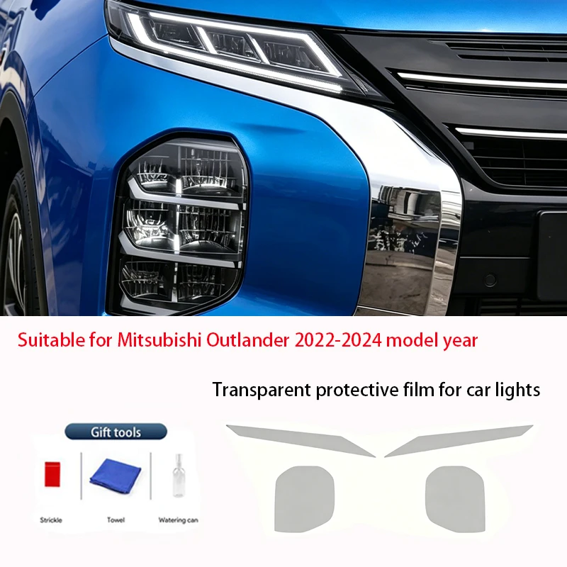 Fit for Mitsubishi OUTLANDER 2022-2024 Transparent Smoked Black TPU Front Headlight Film Anti-Scratch UV Resistant Vinyl Kit
Fit for Mitsubishi OUTLANDER 2022-2024 Transparent Smoked Black TPU Front Headlight Film Anti-Scratch UV Resistant Vinyl Kit