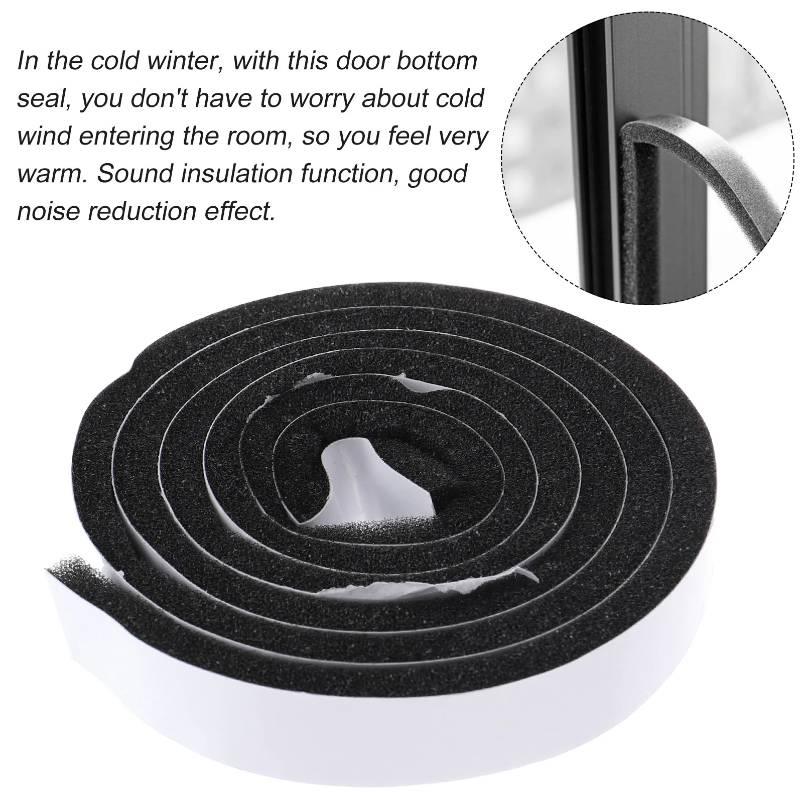 5Sets Self-Adhesive Eva Door Bottom Seal Strip Windproof Soundproof Weather Strip for Window Noise Reduction Sealing Home
5Sets Self-Adhesive Eva Door Bottom Seal Strip Windproof Soundproof Weather Strip for Window Noise Reduction Sealing Home