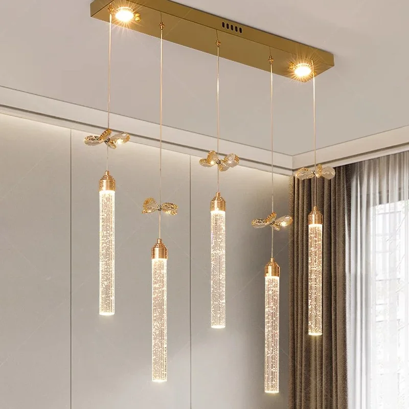 Modern home decoration salon lamps for living room smart crystal Pendant lights dining room indoor lighting
Modern home decoration salon lamps for living room smart crystal Pendant lights dining room indoor lighting