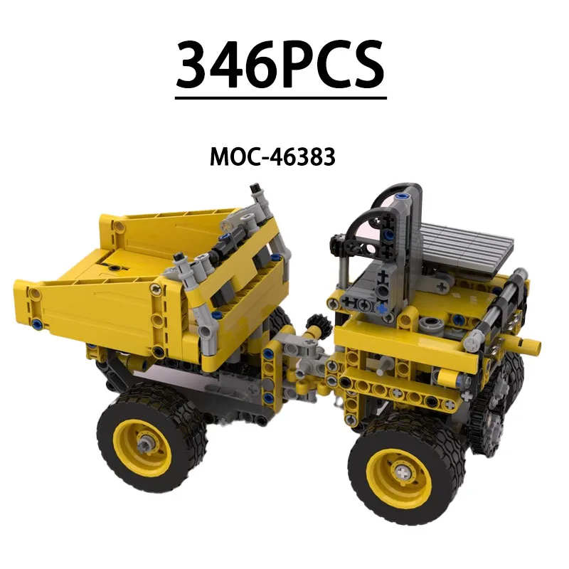 MOC-46383 Building Block Dump Truck Assembly Model Ornament 346 Pieces Children Educational Birthday Christmas New Year Toy Gift
MOC-46383 Building Block Dump Truck Assembly Model Ornament 346 Pieces Children Educational Birthday Christmas New Year Toy Gift