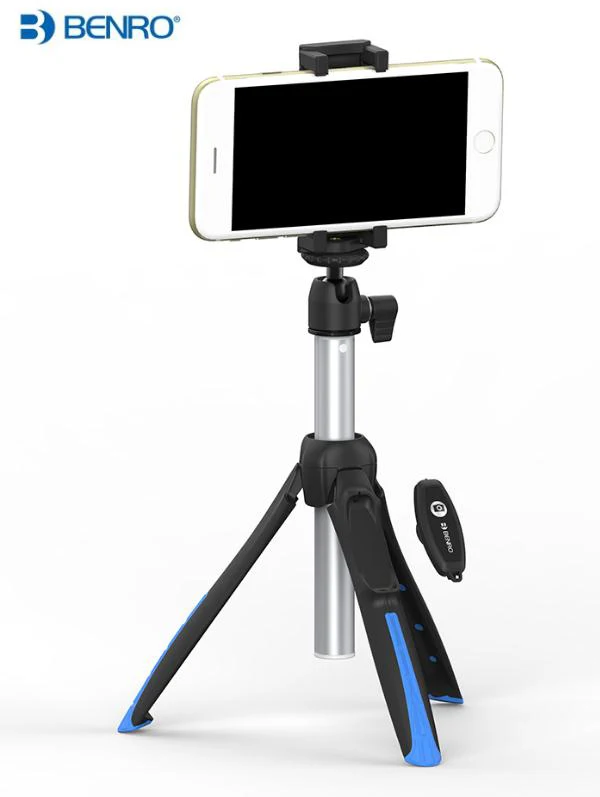 Мини-штатив и селфи-палка Benro MK10P + пульт дистанционного управления Bluetooth для Gopro и смартфонов
Мини-штатив и селфи-палка Benro MK10P + пульт дистанционного управления Bluetooth для Gopro и смартфонов