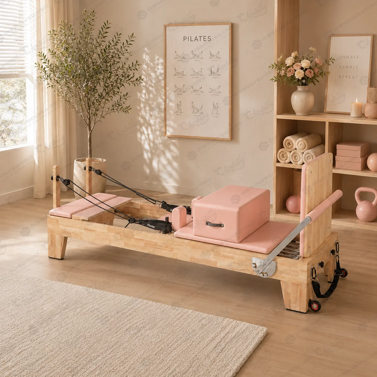 Professional Wood Oak Pilates Reformer Machine Commercial Studio Reformers Exercise Equipment Full Set for Gym Yoga Pilates
Professional Wood Oak Pilates Reformer Machine Commercial Studio Reformers Exercise Equipment Full Set for Gym Yoga Pilates